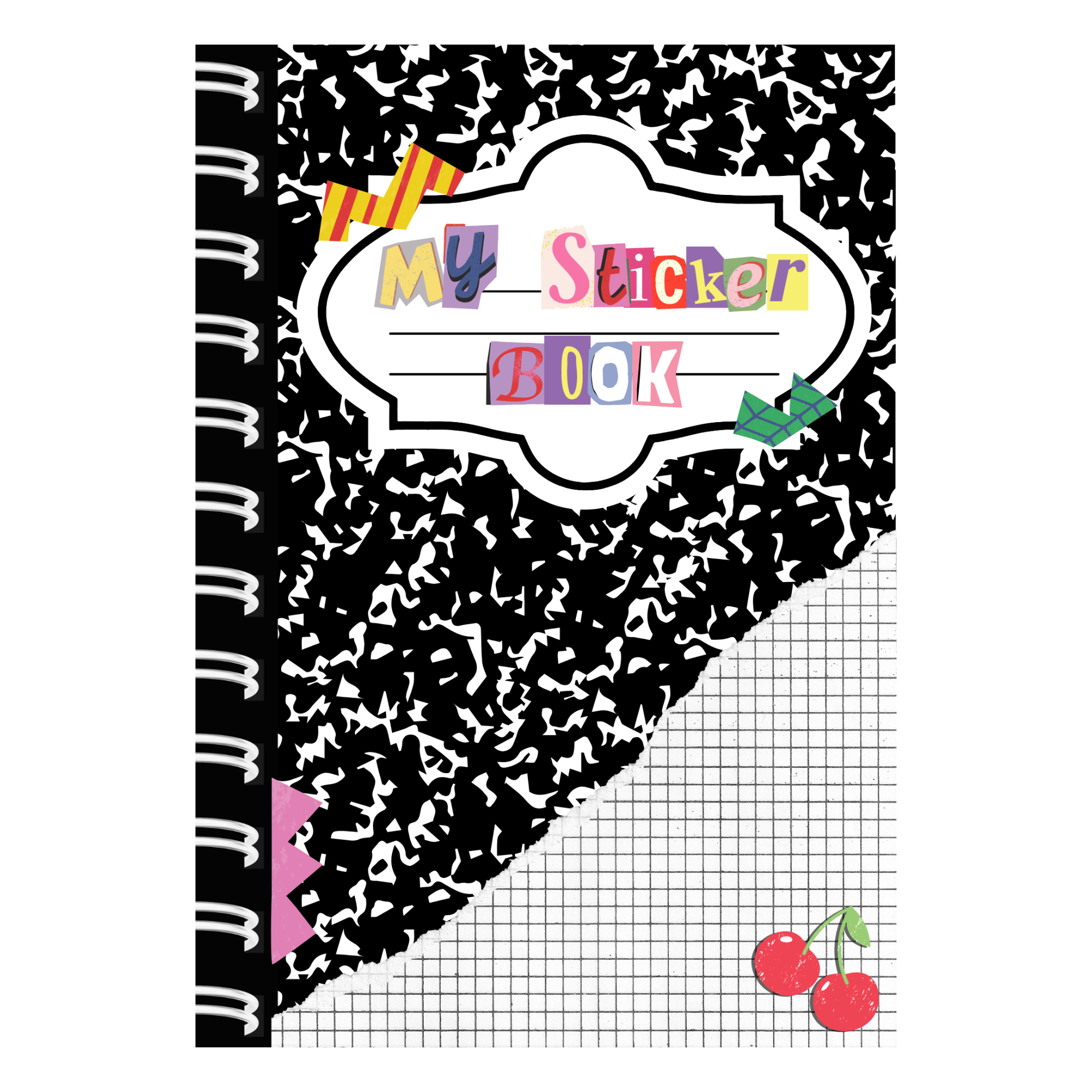 A5 Size Reusable Sticker Book